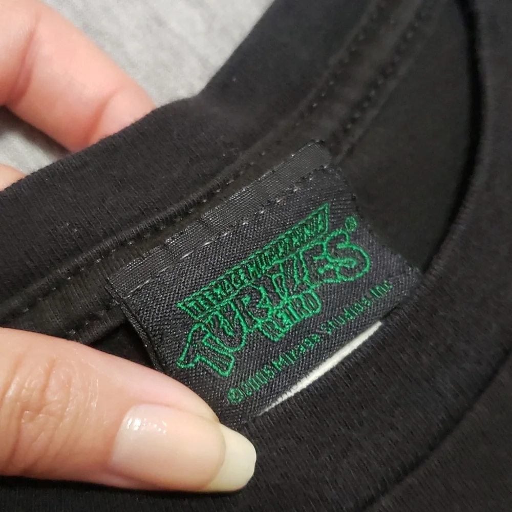Y2K Early 2000's Teenage Mutant Ninja Turtles Retro Tee Short Sleeve T-Shirt - Picture 2 of 5